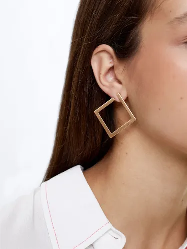 Medium Diamond-Shaped Earrings 160817 — image 6