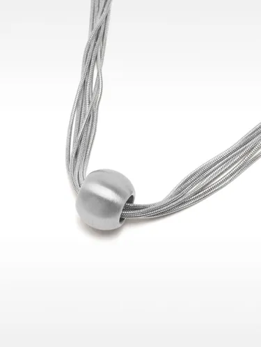 Short Silver Necklace 161000 — image 5