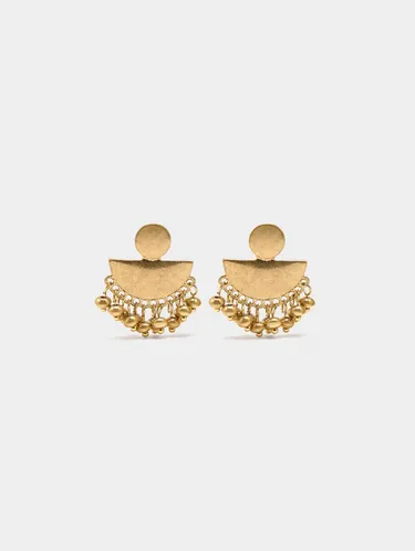Fan Earrings With Beads 166660 — image 6