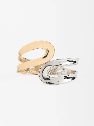 Rigid Golden Bracelet 170516 — image 2