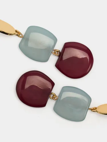 Long Earrings With Stone Effect 170732 — image 13