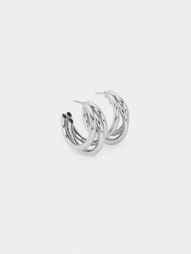Gold Hoop Earrings 174604 — image 1