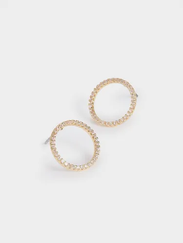 Hoop Earrings With Zirconia 188965 — image 5