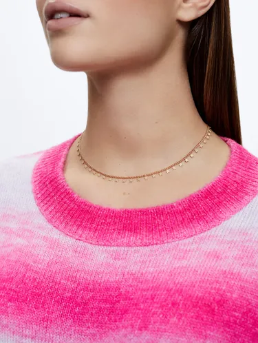 Golden Necklace With Stars 190280 — image 4