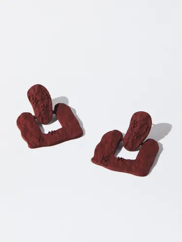 Earrings With Matte Effect 210295 — image 1