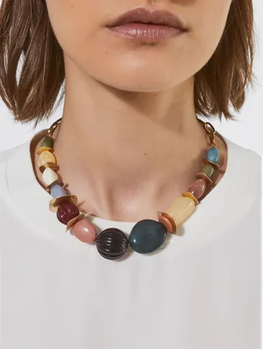 Multicoloured Necklace With Stone 212545 — image 3