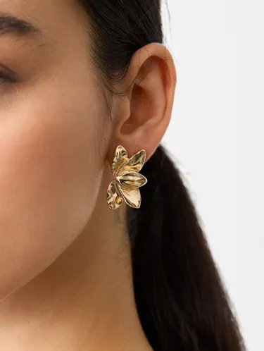 Earrings With Half-Flower 219762 — image 1