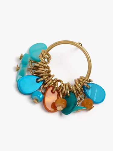 Earrings With Shells And Multicolor Stones 221881 — image 2