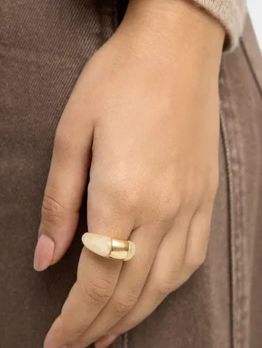 Resin Ring With Metal Detail 224307 — image 10