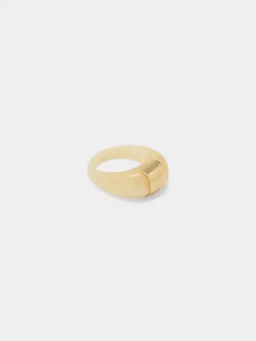 Resin Ring With Metal Detail 224307 — image 11