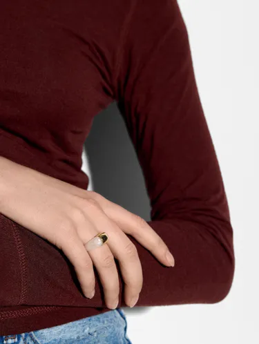 Resin Ring With Metal Detail 224307 — image 4