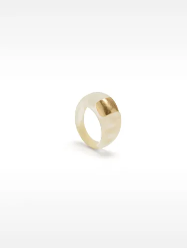 Resin Ring With Metal Detail 224307 — image 7