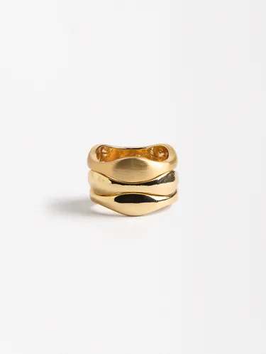 Set Of Wavy Rings 228684 — image 1
