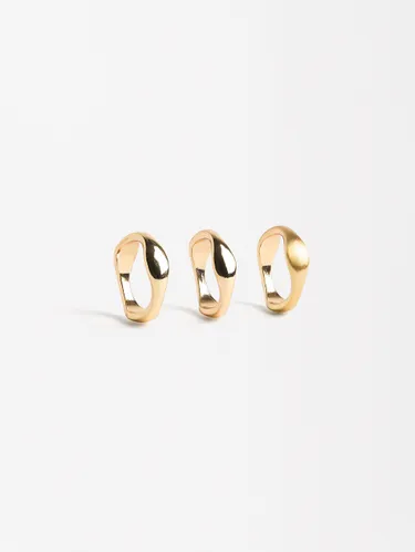Set Of Wavy Rings 228684 — image 2