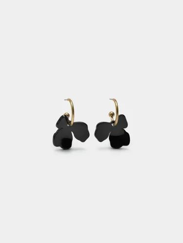Hoop Earrings With Flower 228753 — image 10