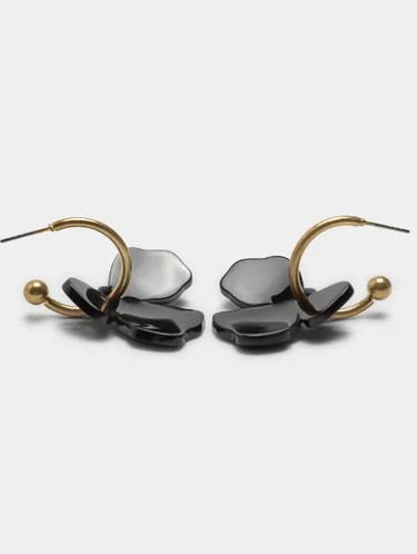 Hoop Earrings With Flower 228753 — image 9