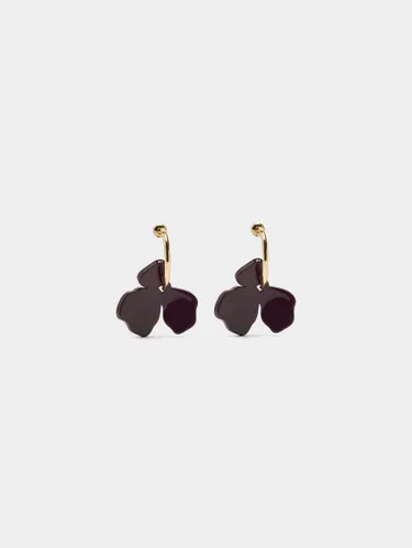 Hoop Earrings With Flower 228753 — image 14