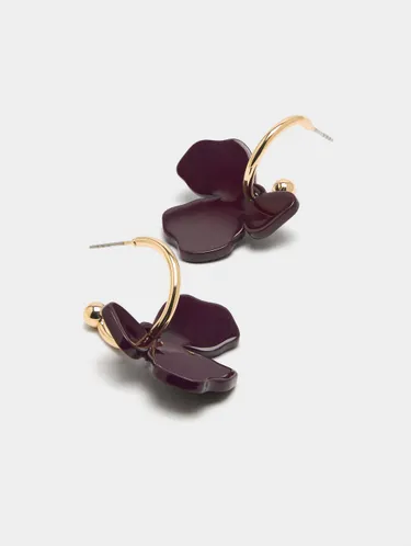 Hoop Earrings With Flower 228753 — image 15