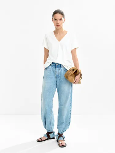 V-Neck Basic T-Shirt 231906 — image 3