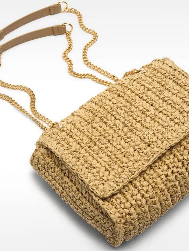 Straw-Effect Shoulder Bag 232150 — image 4