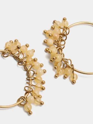 Hoop Earrings With Beads 232218 — image 5