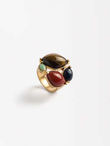 Ring With Multicolor Stones 232504 — image 3