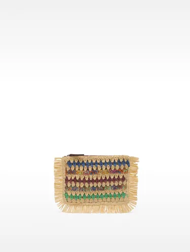 Handbag With Multicolor Straw Effect 233249 — image 5