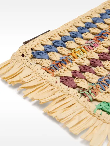 Handbag With Multicolor Straw Effect 233249 — image 4