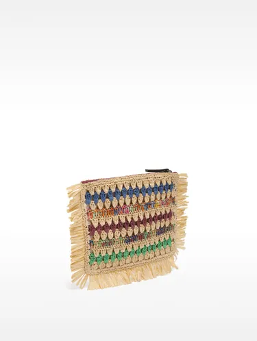 Handbag With Multicolor Straw Effect 233249 — image 2