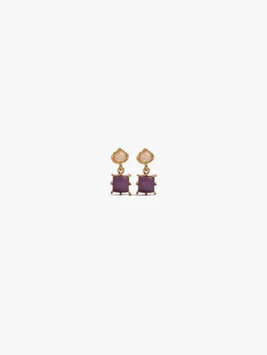 Short Earrings With Stones 234078 — image 3