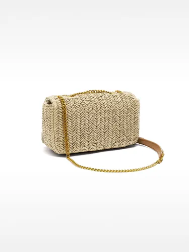 Shoulder Bag With Straw Effect 234353 — image 4