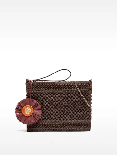 Straw-Effect Envelope Handbag 234760 — image 3