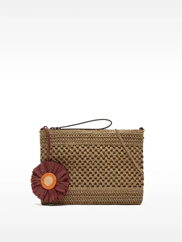 Straw-Effect Envelope Handbag 234760 — image 7