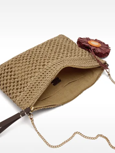 Straw-Effect Envelope Handbag 234760 — image 6