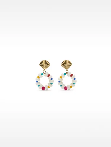 Earrings With Multicolor Beads 234793 — image 2