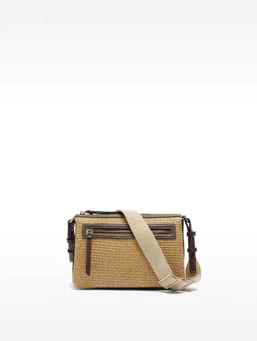 Crossbody Bag With Triple-Effect Straw 235071 — image 3