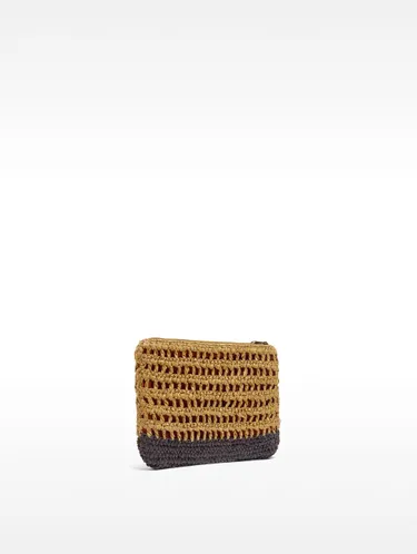 Handbag Straw Effect With Pendant 235333 — image 4