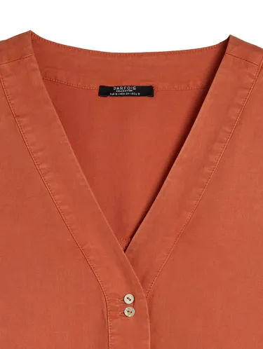 Short-Sleeved Shirt With 100% Lyocell 236766 — image 1