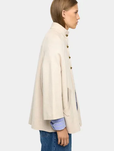 Knit Poncho With High Neck 237350 — image 3