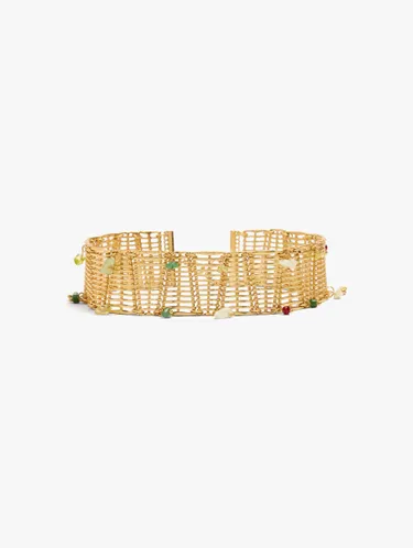 Braided Choker With Stones 237361 — image 1
