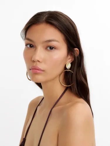 Long Earrings With Hoop 237707 — image 2