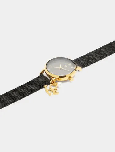 Watch Mesh Metallic Charm Love 239505 — image 1