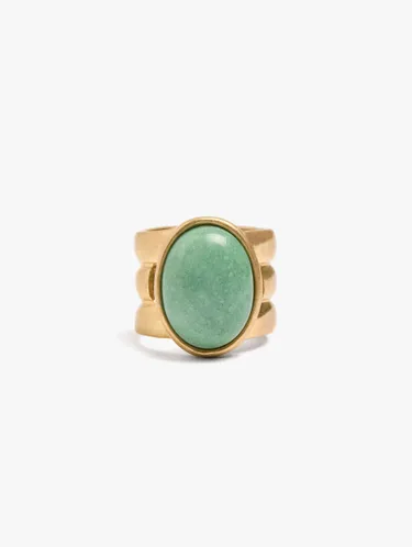 Oval Ring With Stone 241015 — image 1