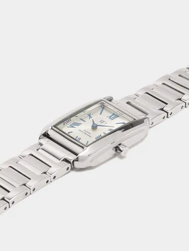 Rectangular Watch With Stainless Steel Bracelet 241218 — image 4