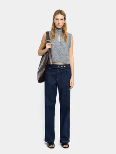 Jeans With Overlap Closure 242001 — image 3