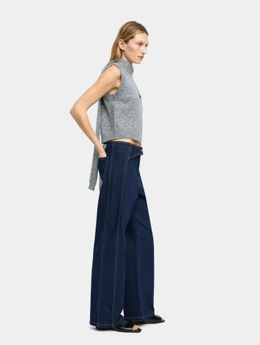 Jeans With Overlap Closure 242001 — image 4