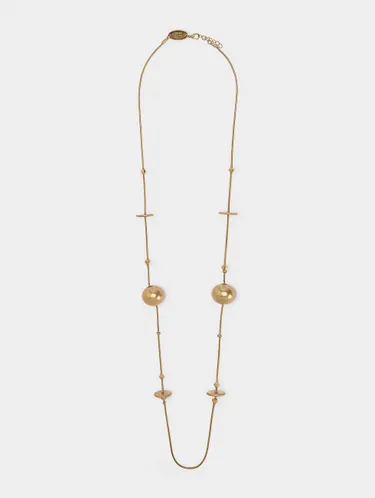 Snake Chain Necklace With Spheres 242378 — image 2