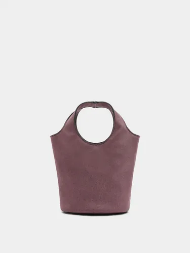 Leather-Effect Bucket Bag 242468 — image 3