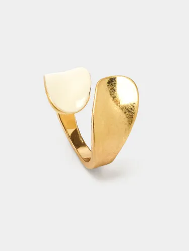 Crossed Ring With Enamel 242469 — image 1