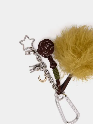Keychain Charm With Pompom And Star 242879 — image 1